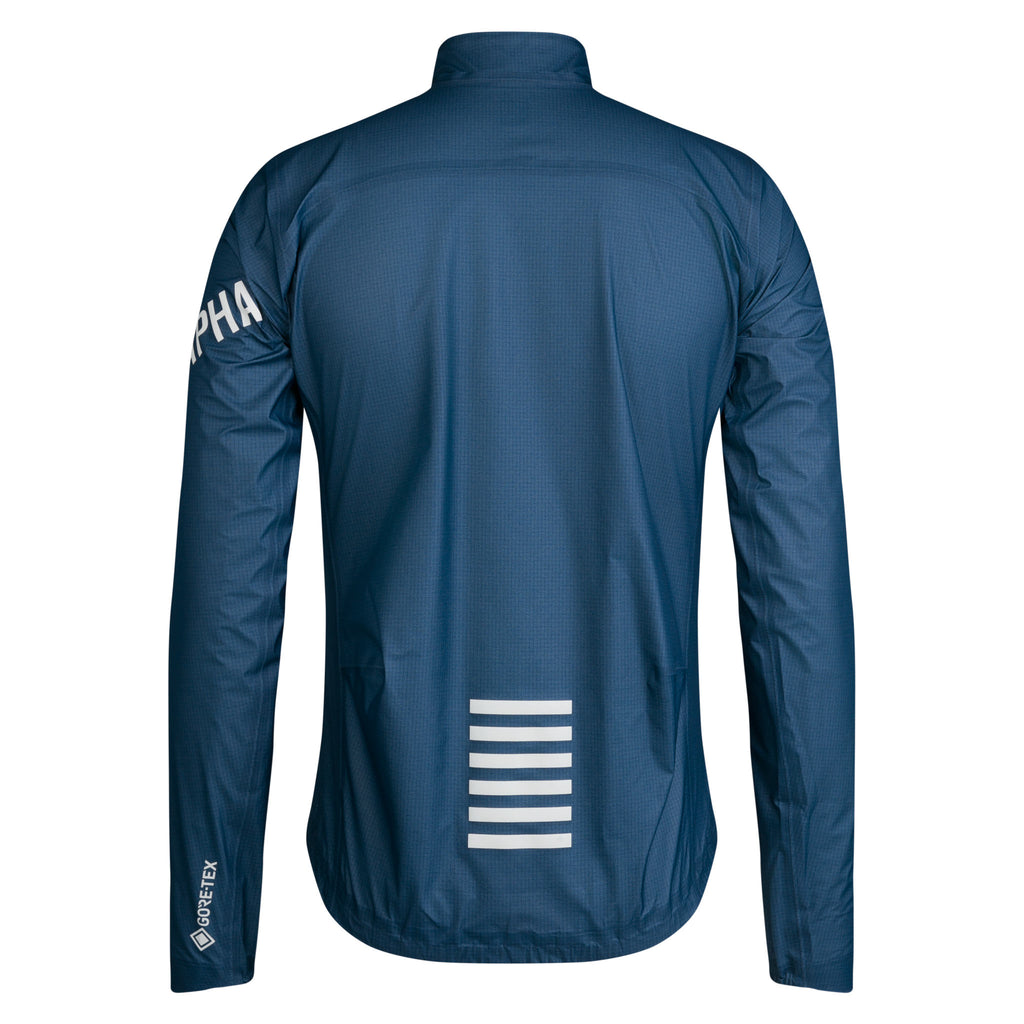 Men's Pro Team Gore-Tex Lightweight Rain Jacket - Titan/White