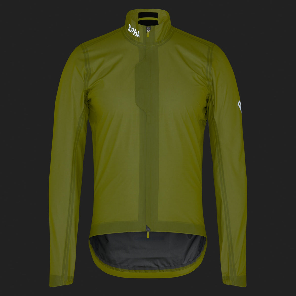 Men's Pro Team Gore-Tex Lightweight Rain Jacket - Chartreuse/White
