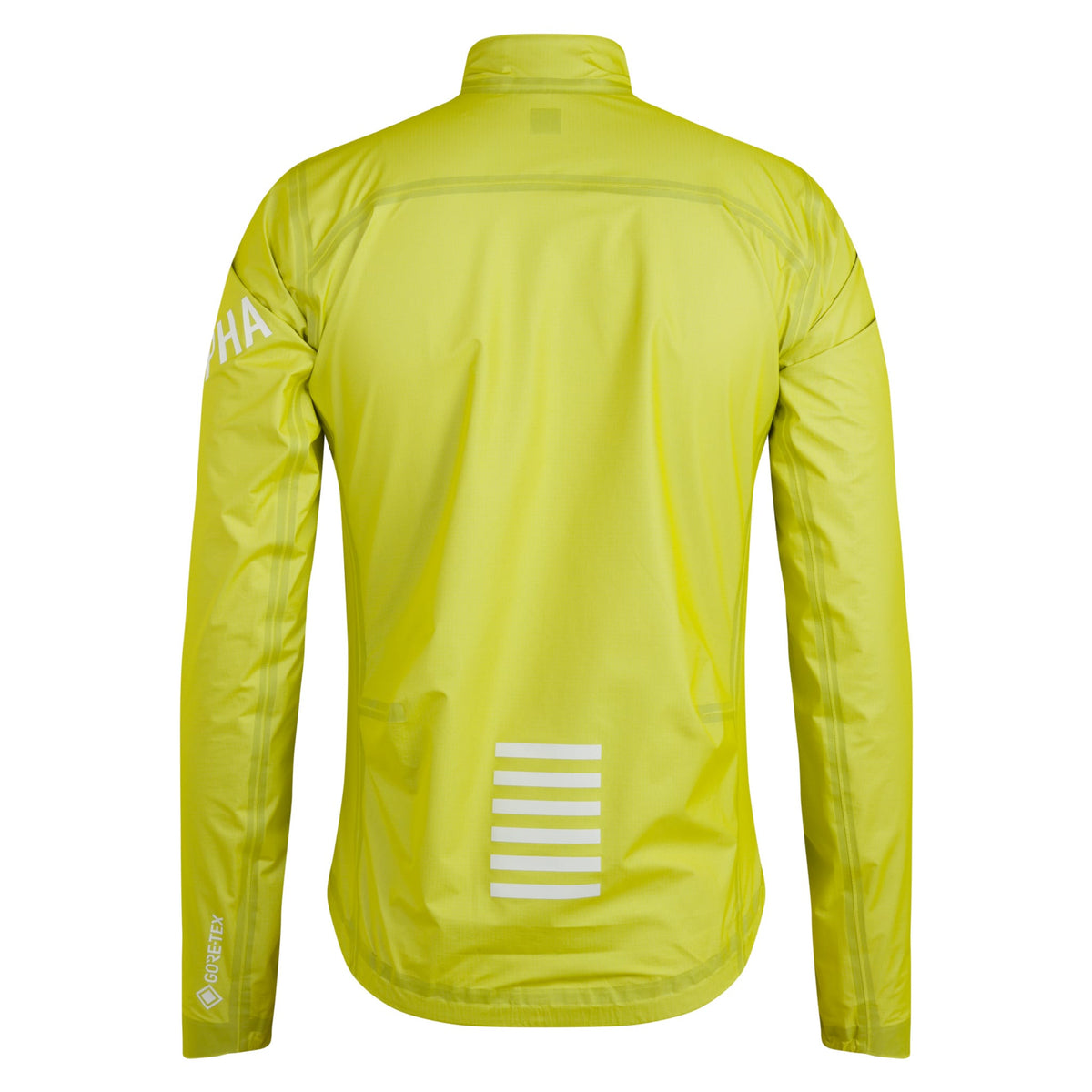 Men's Pro Team Gore-Tex Lightweight Rain Jacket - Chartreuse/White