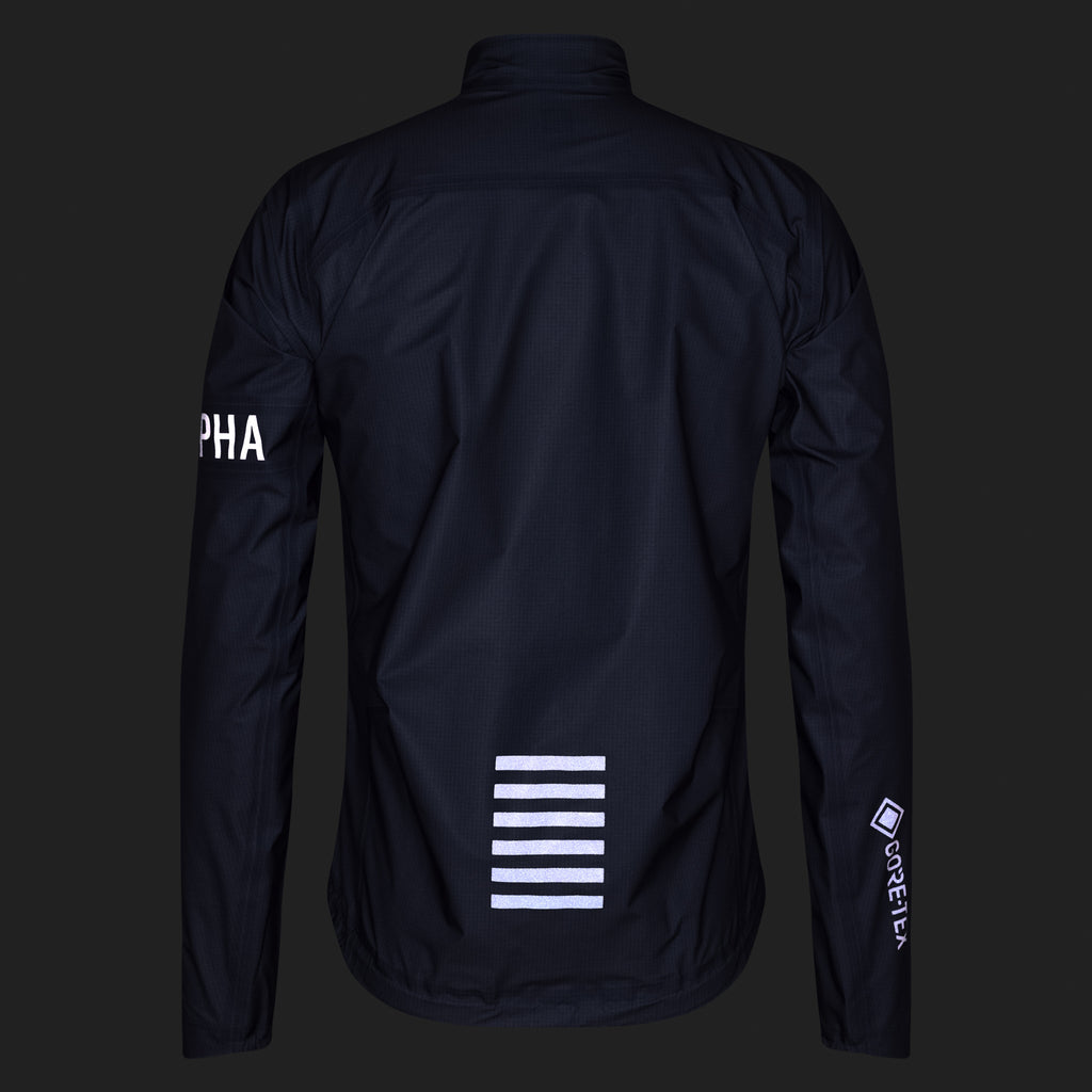 Men's Pro Team Gore-Tex LW Rain Jacket II - Black/Black