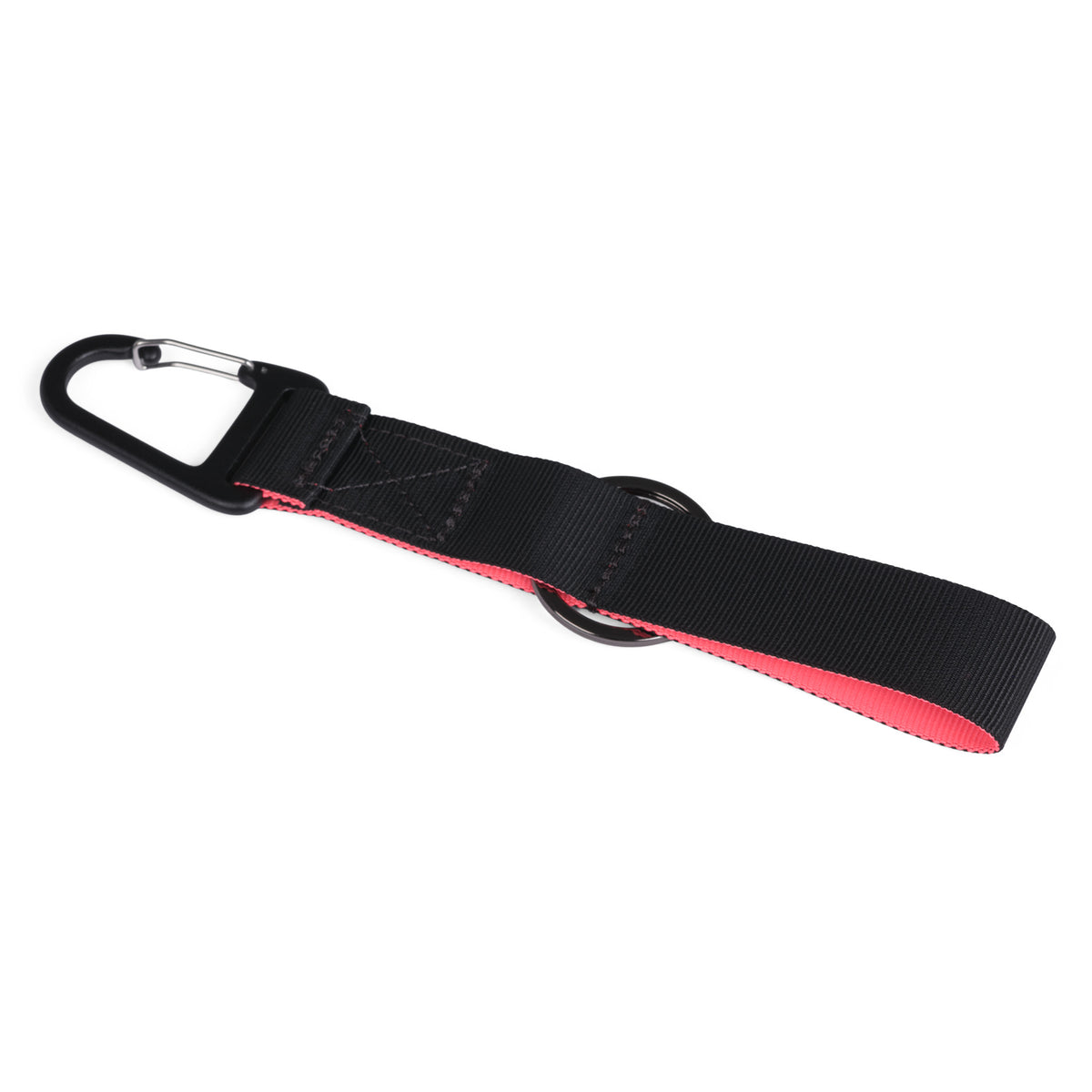 Rapha Key Chain - Black/High-Vis Pink