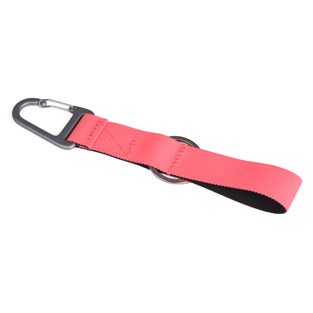 Rapha Key Chain - High-Vis Pink/Black