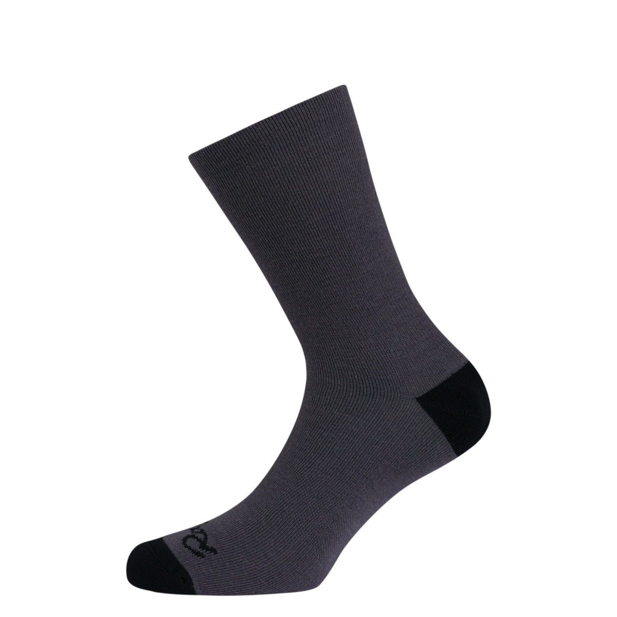 Merino Socks - Regular - Dark Grey/Black