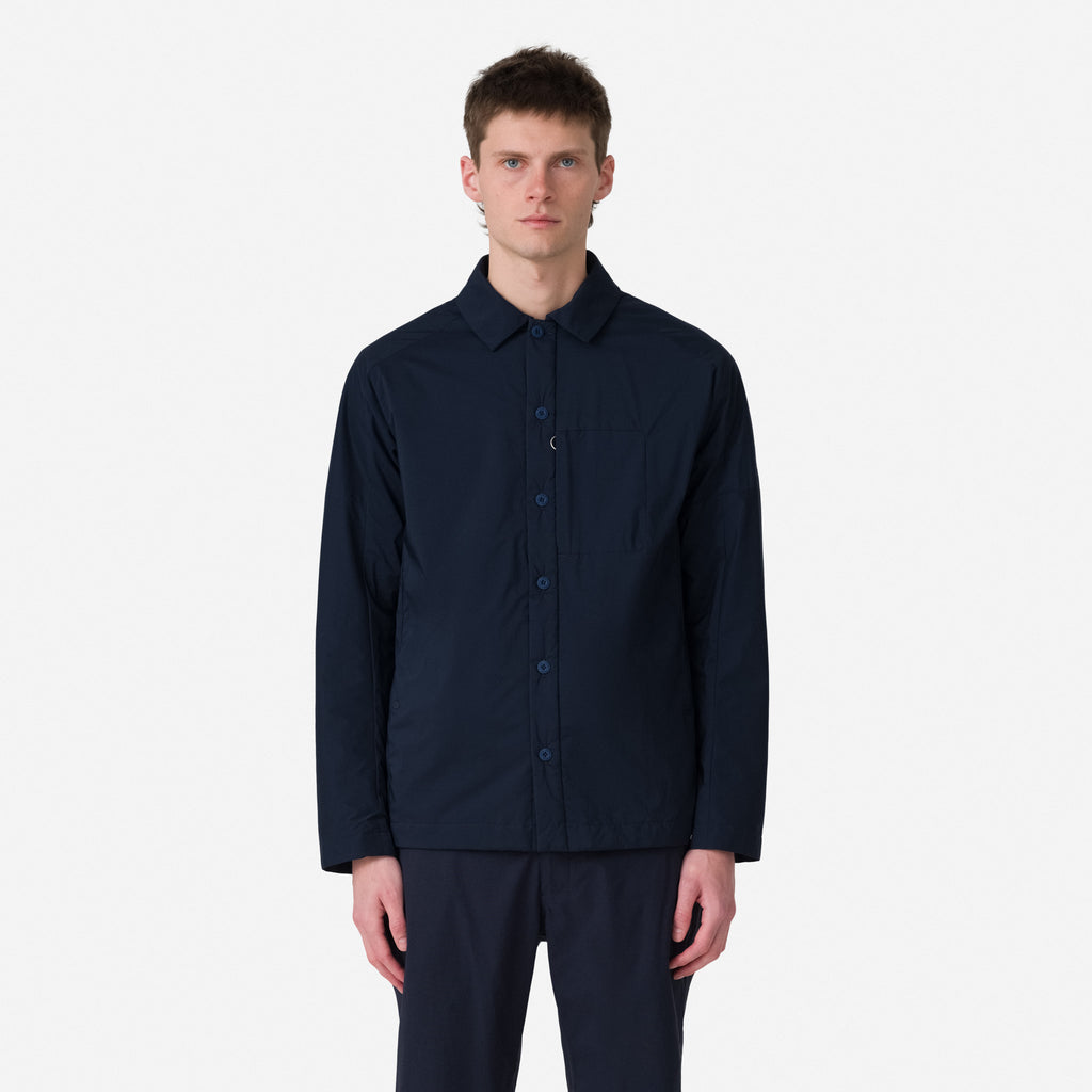 Men's Insulated Overshirt - Dark Navy/Navy