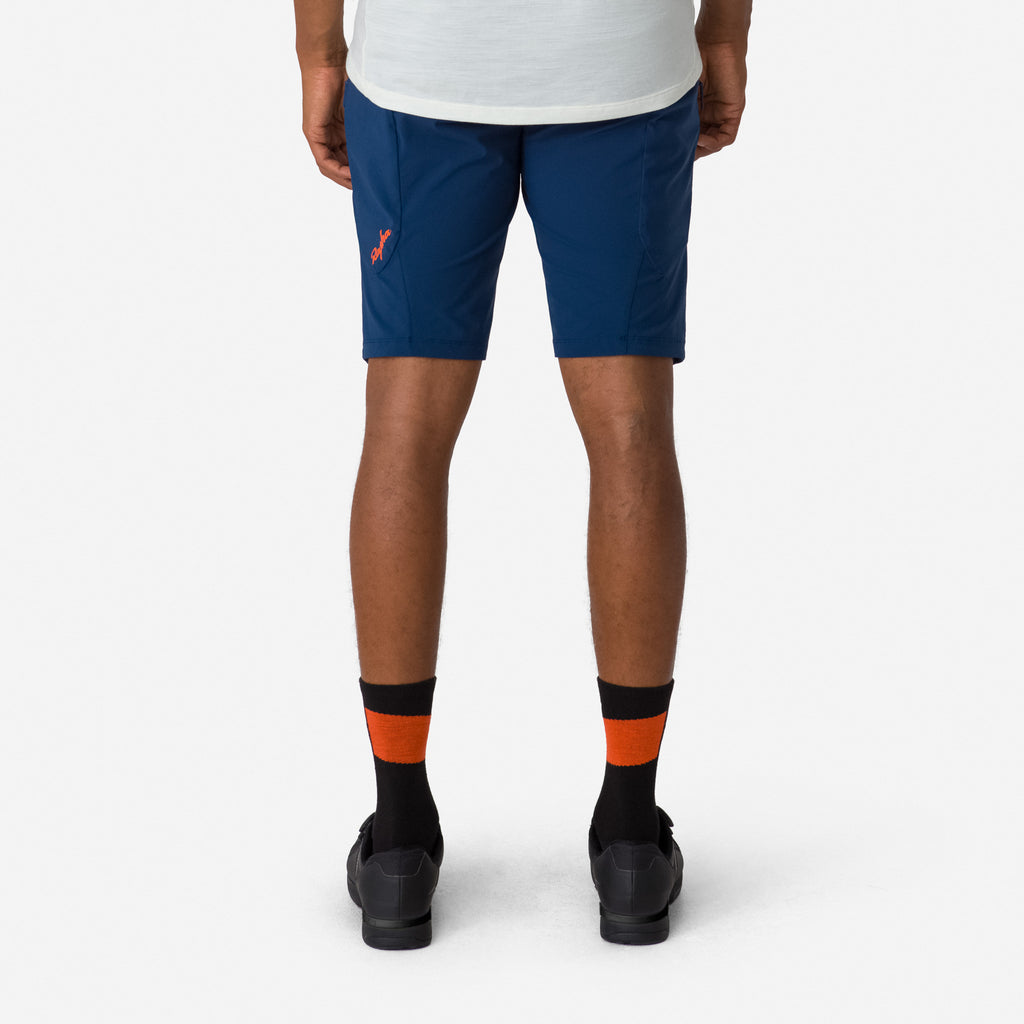 Men's Trail Fast & Light Shorts - Navy/Orange