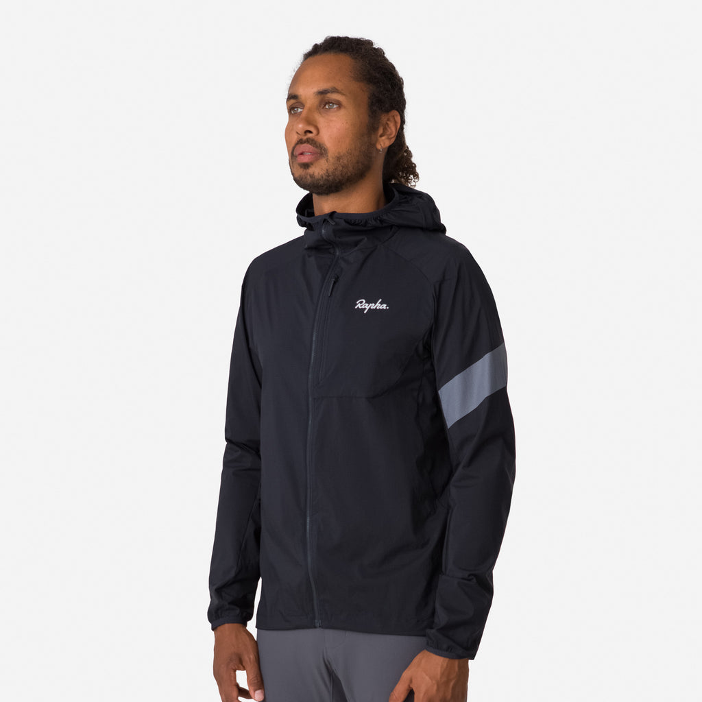 Men's Trail Lightweight Jacket - Black/Light Grey