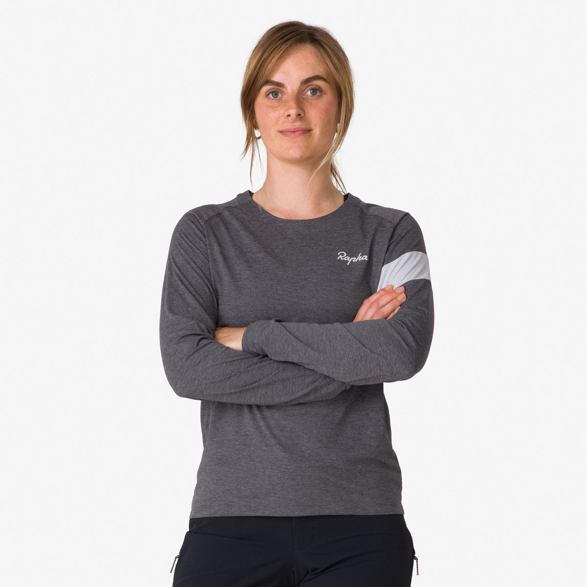 Women's Trail Long Sleeve Technical T-shirt - Grey/Light Grey