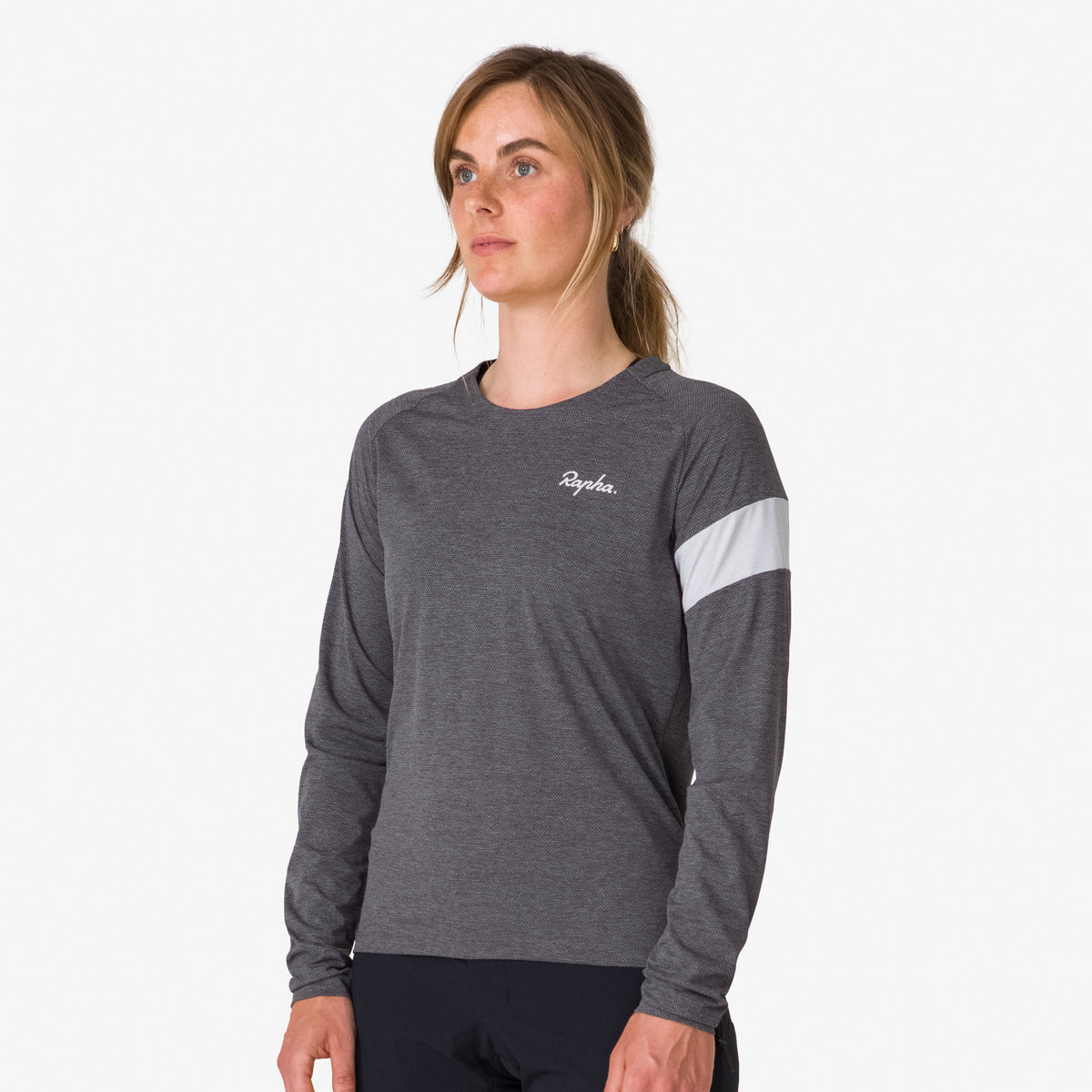 Women's Trail Long Sleeve Technical T-shirt - Grey/Light Grey