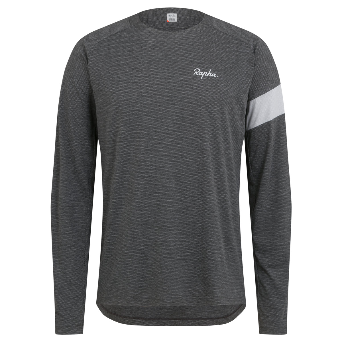 Men's Trail Long Sleeve Technical T-shirt - Dark Grey/Light Grey