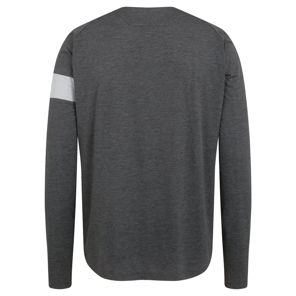 Men's Trail Long Sleeve Technical T-shirt - Dark Grey/Light Grey