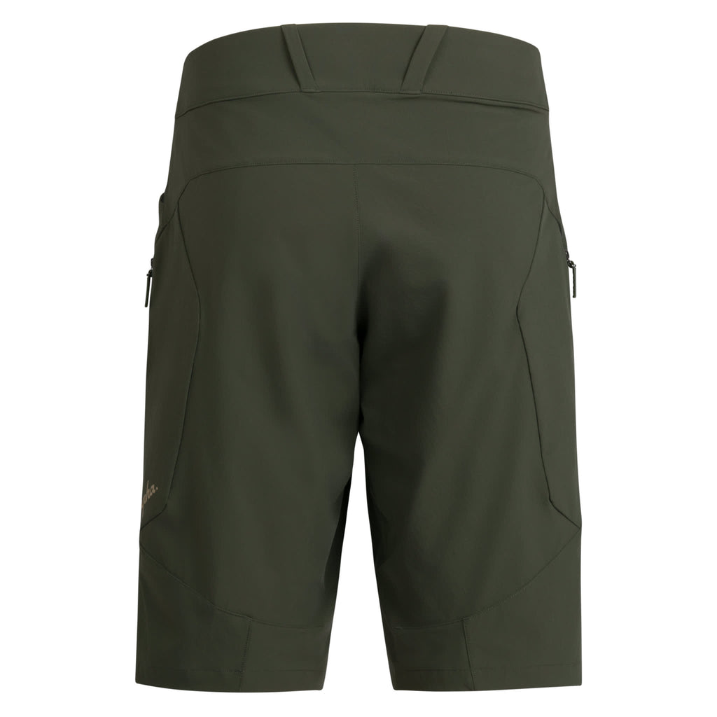 Men's Trail Cargo Shorts - Dark Green/Tan