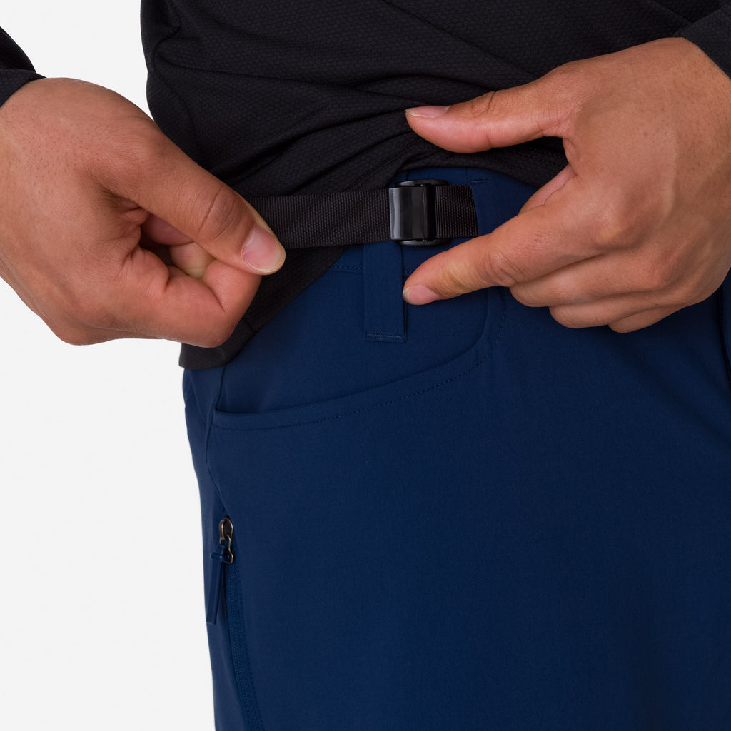 Men's Trail Cargo Shorts - Deep Blue/Black
