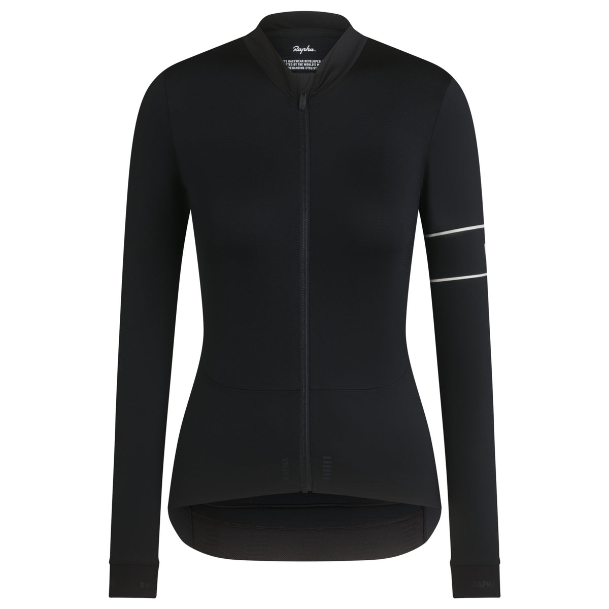 Women's Pro Team Long Sleeve Thermal Jersey - Black/White
