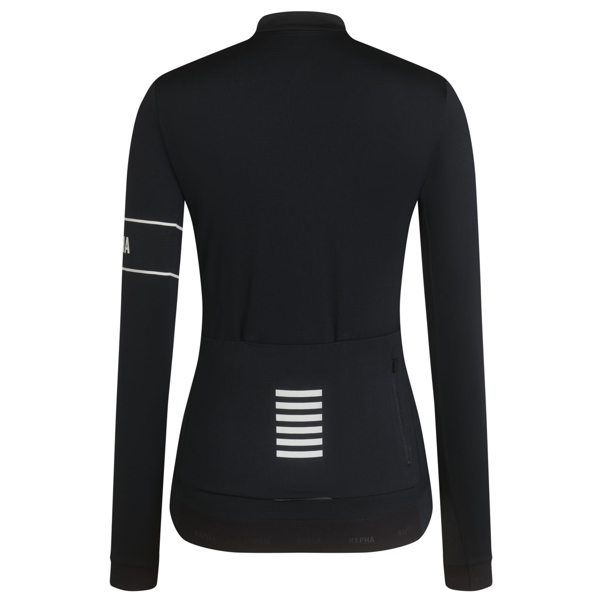 Women's Pro Team Long Sleeve Thermal Jersey - Black/White