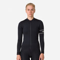 Women's Pro Team Long Sleeve Thermal Jersey - Black/White