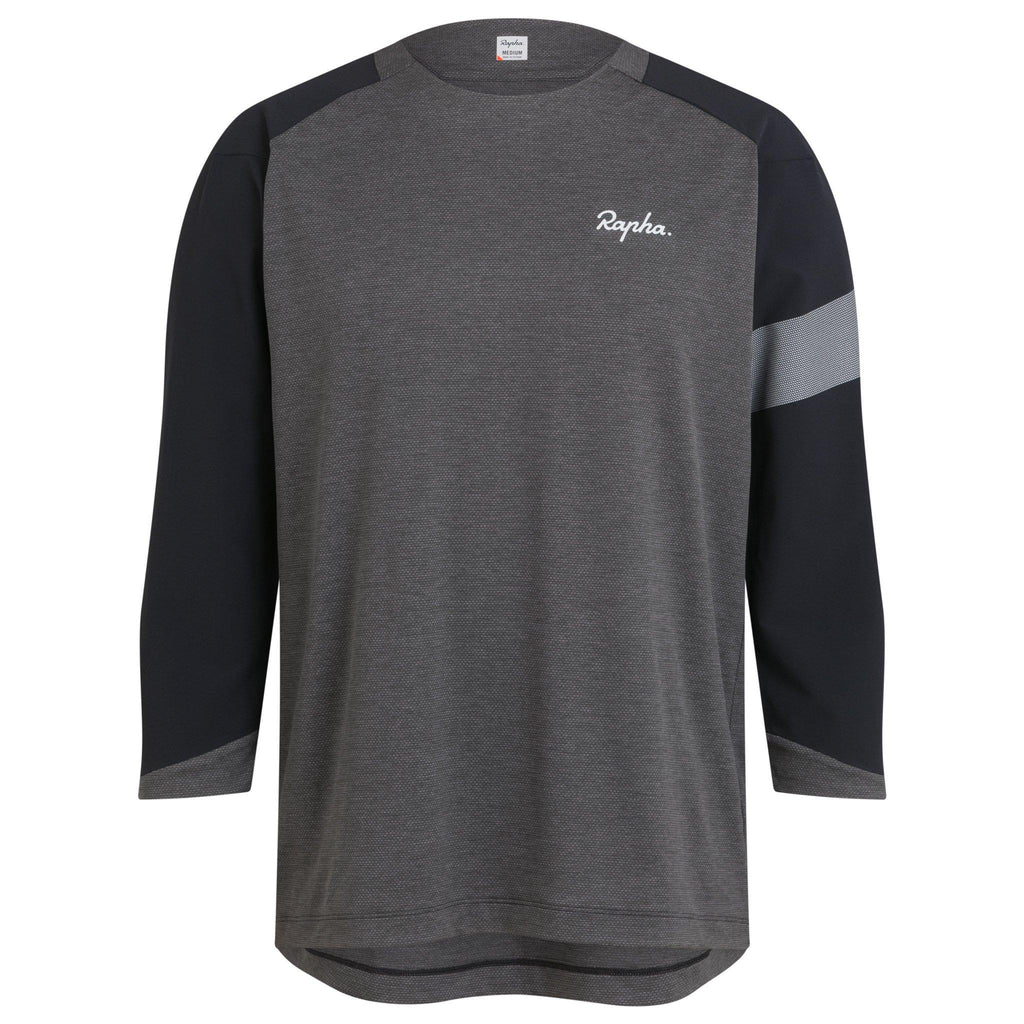 Men's Trail 3/4 Sleeve Jersey - Dark Grey/Light Grey