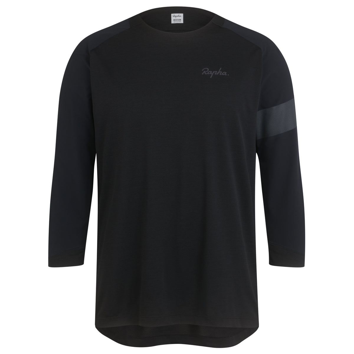 Men's Trail 3/4 Sleeve Jersey - Black/Black