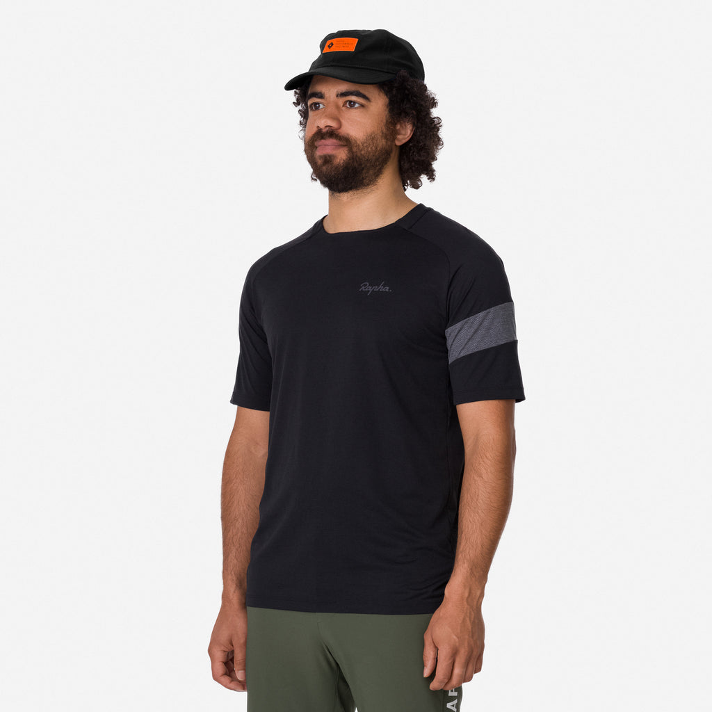 Men's Trail Technical T-Shirt - Black/Grey