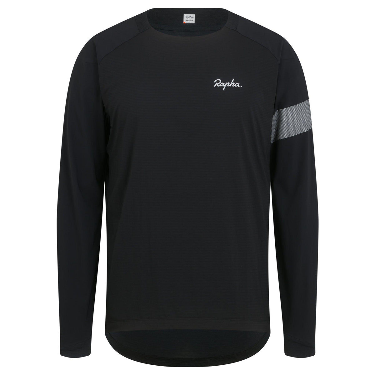 Men's Trail Windblock Jersey - Black/Light Grey