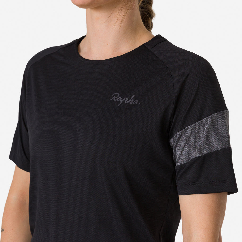 Women's Trail Technical T-Shirt - Black/Grey