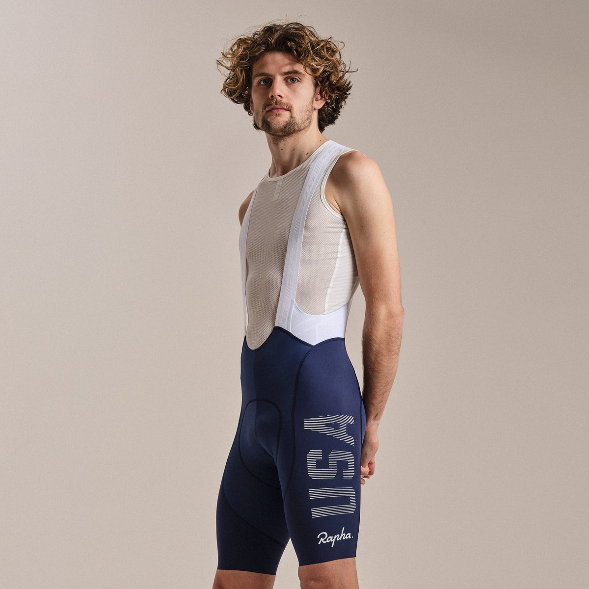 USA Men's Pro Team Bib Shorts III - Regular - Multicolour