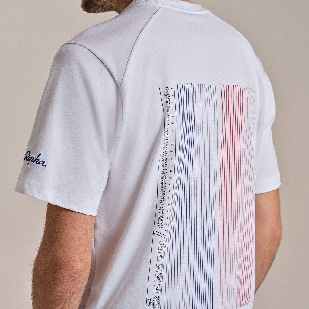 USA Men's Short Sleeve Cotton T-Shirt - Multicolour