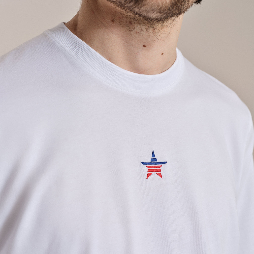 USA Men's Short Sleeve Cotton T-Shirt - Multicolour