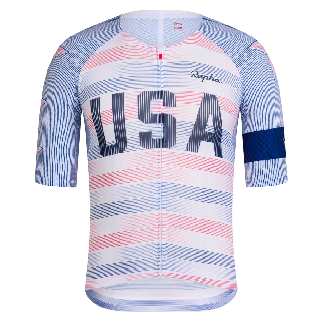 USA Men's Pro Team Aero Jersey - Multicolour