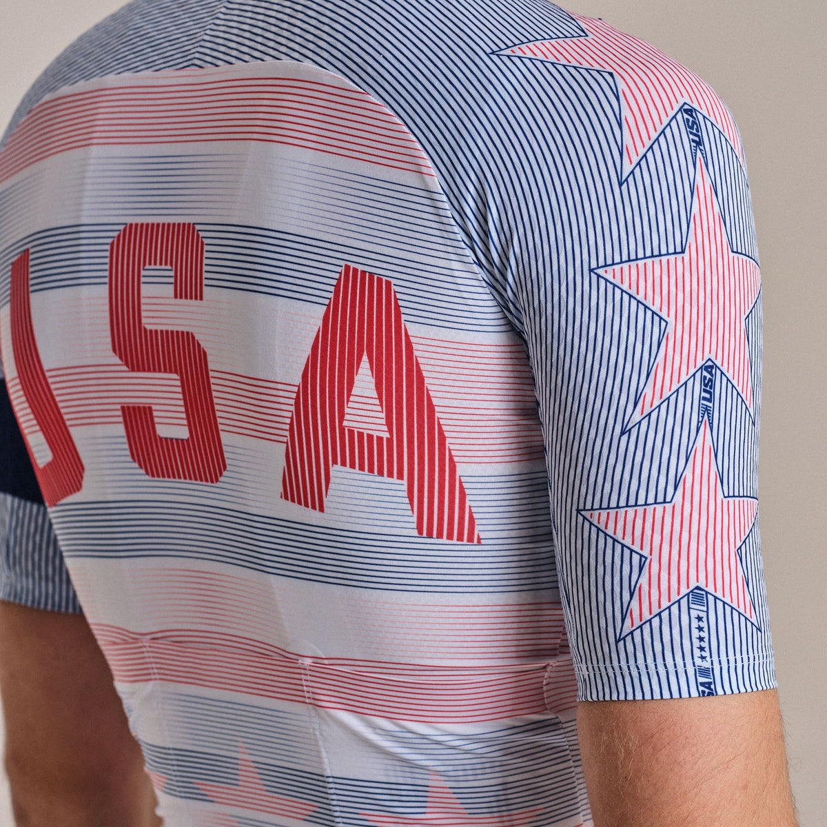 USA Men's Pro Team Aero Jersey - Multicolour