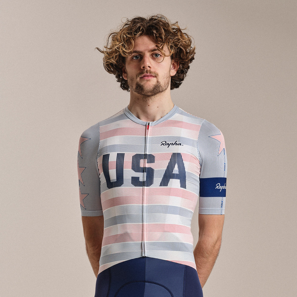 USA Men's Pro Team Rouleur Jersey - Multicolour