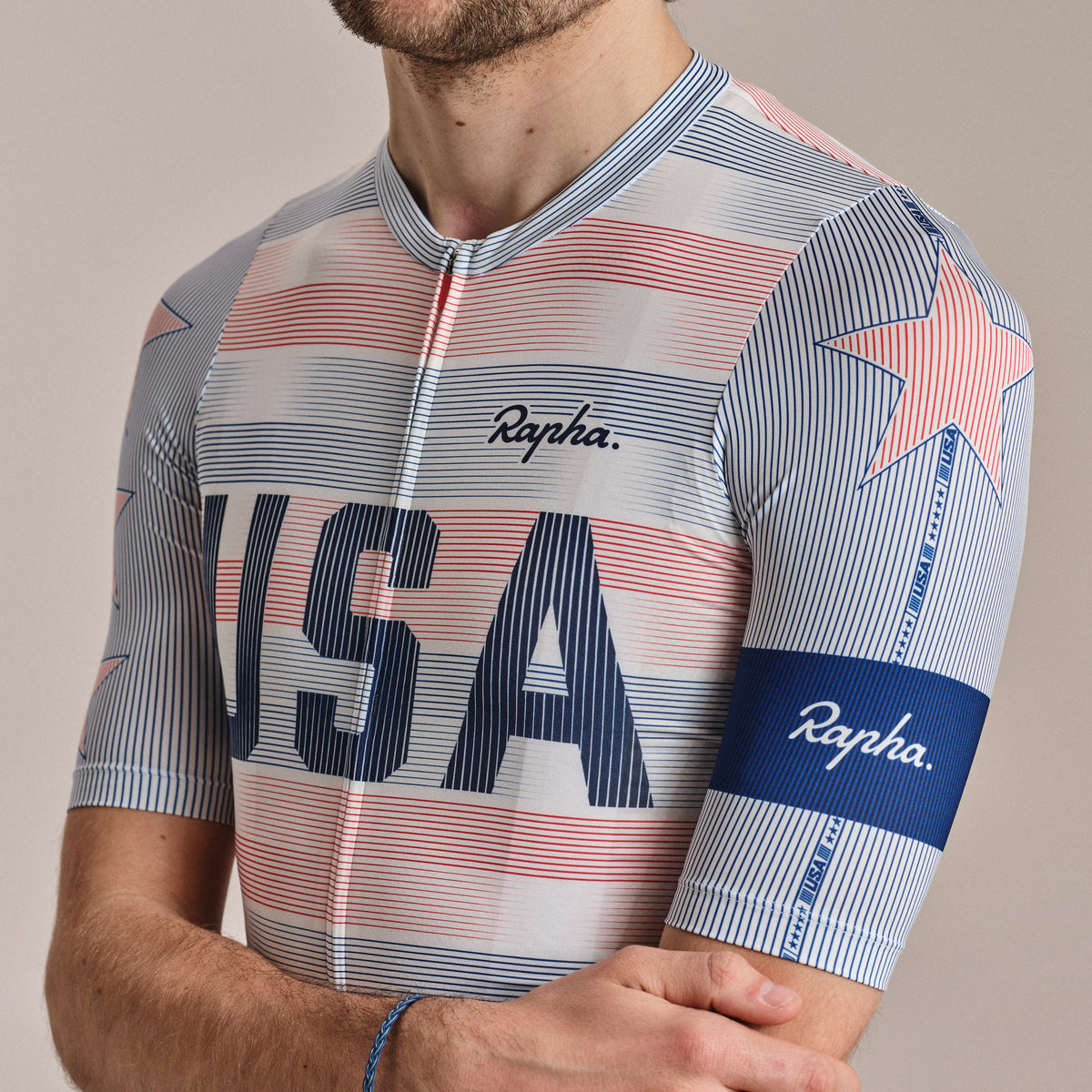 USA Men's Pro Team Rouleur Jersey - Multicolour