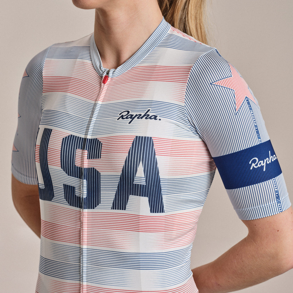 USA Women's Pro Team Rouleur Jersey - Multicolour