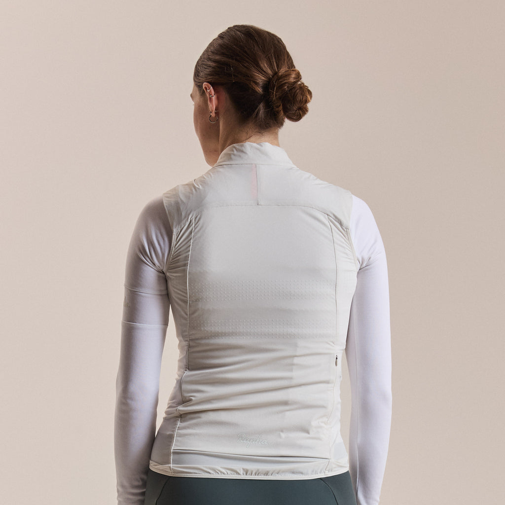 Women's Brevet Lightweight Insulated Gilet - Frost/White