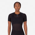 Women's Merino Lightweight Base Layer - SS - Black/Black