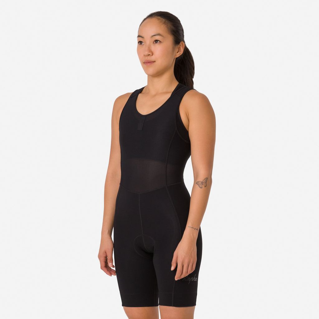 Women's Classic Bib Shorts - Black/Black