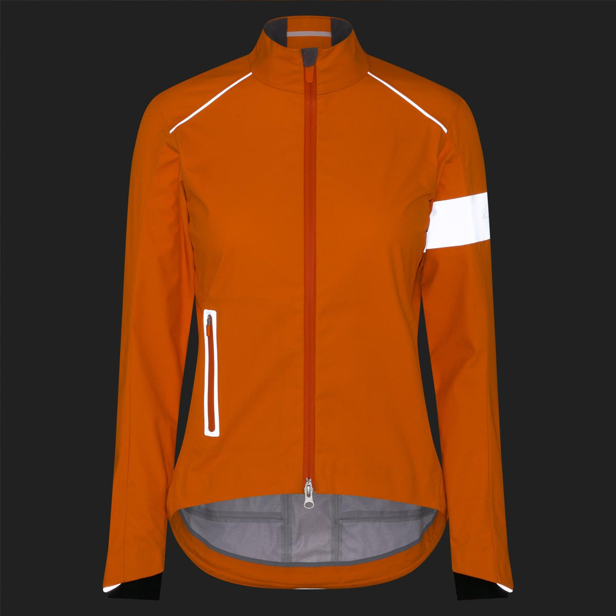 Women's Classic Winter Jacket - Bright Orange