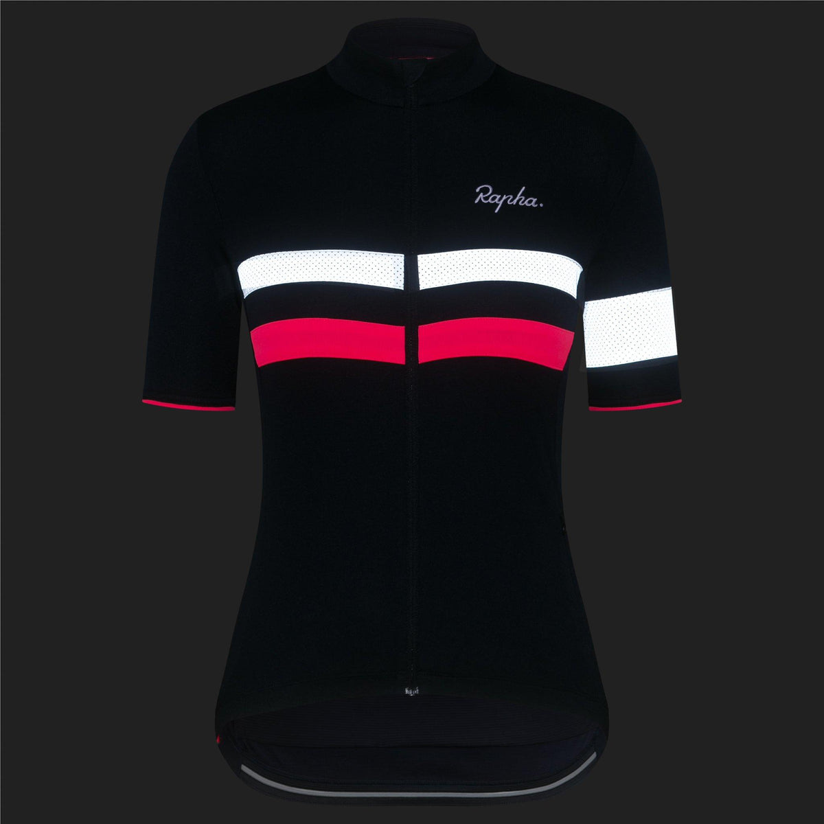 Women's Brevet Jersey - Dark Navy/High-Vis Pink