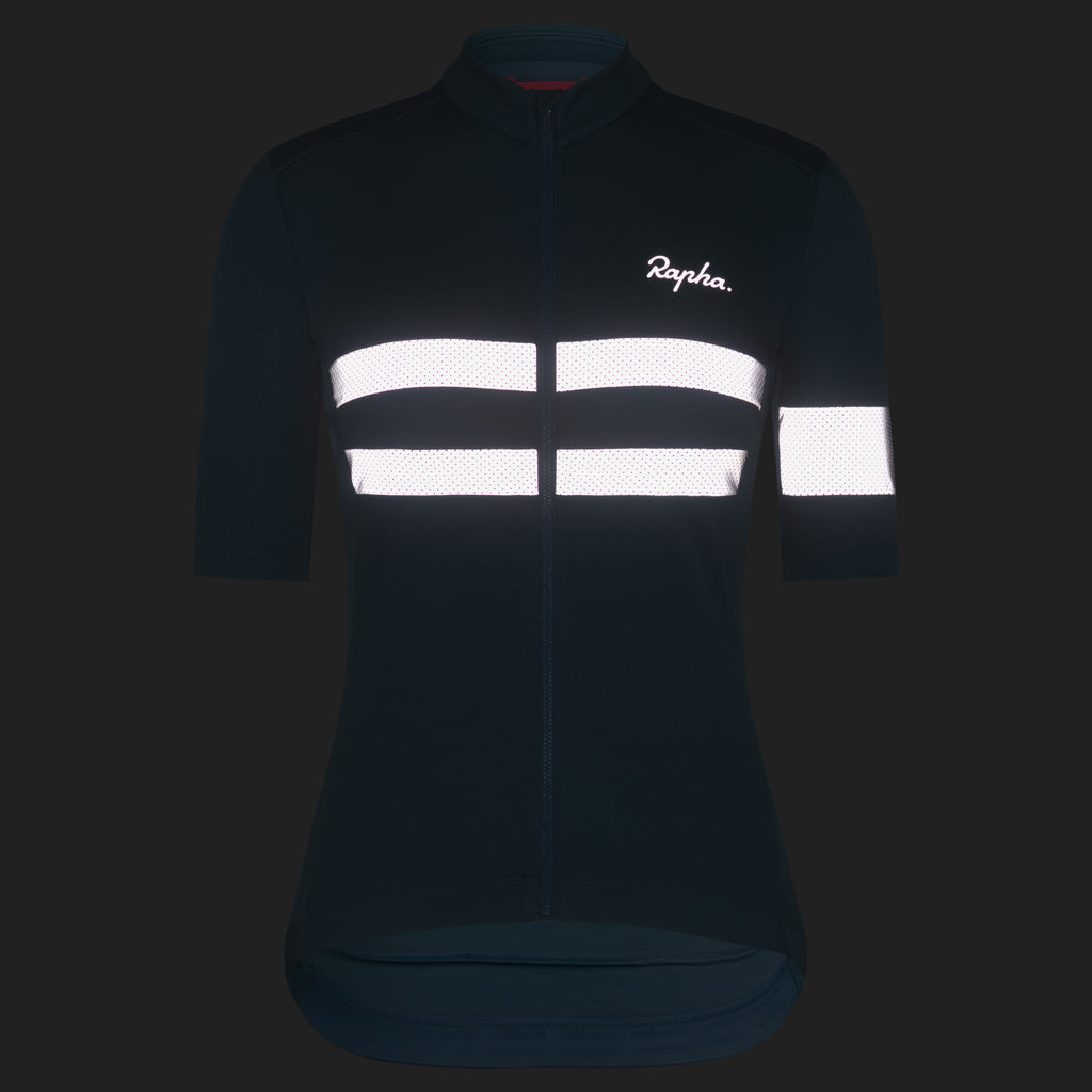 Women's Brevet Jersey - Provincial Blue/Silver Reflective