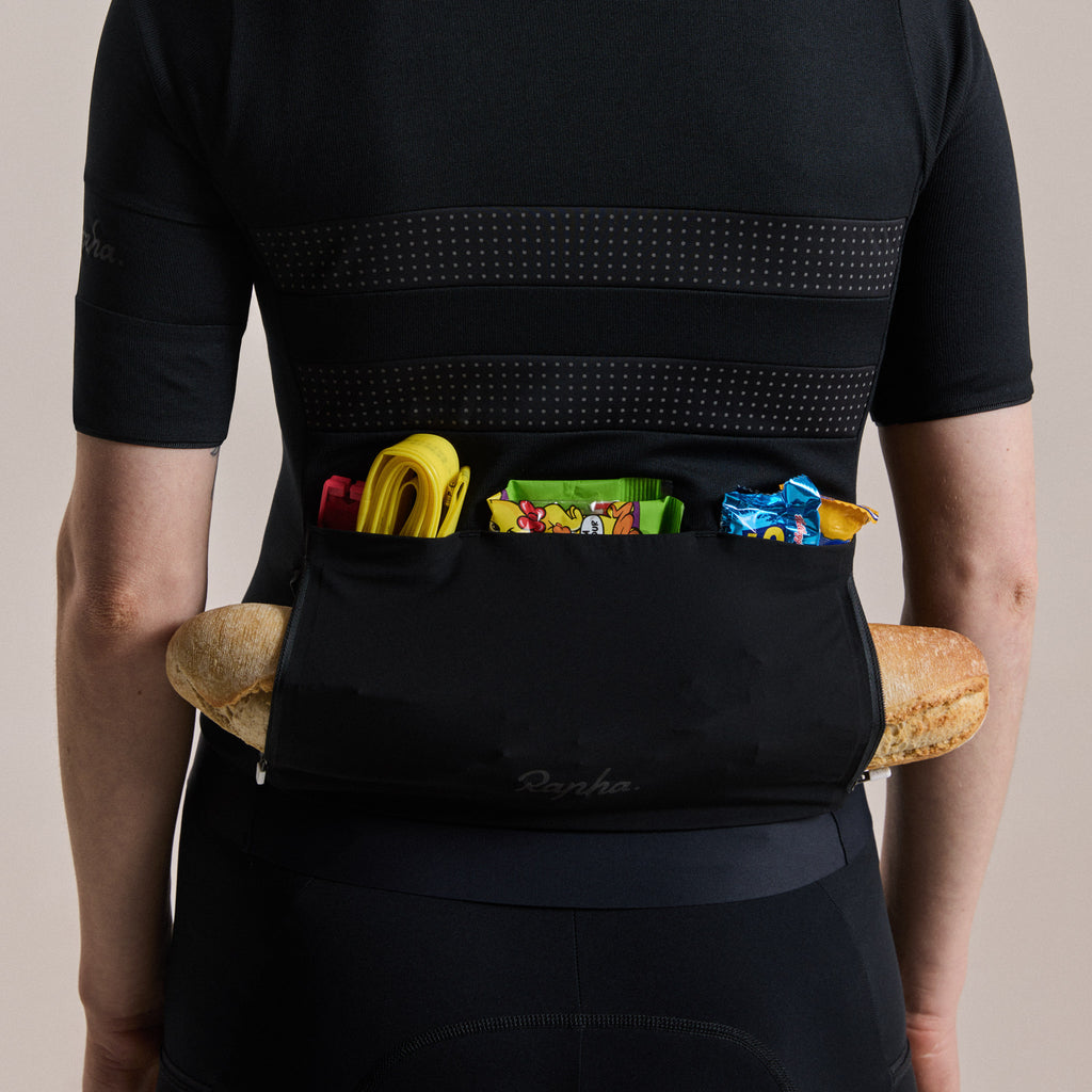 Women's Brevet Merino Jersey III - Black/Black