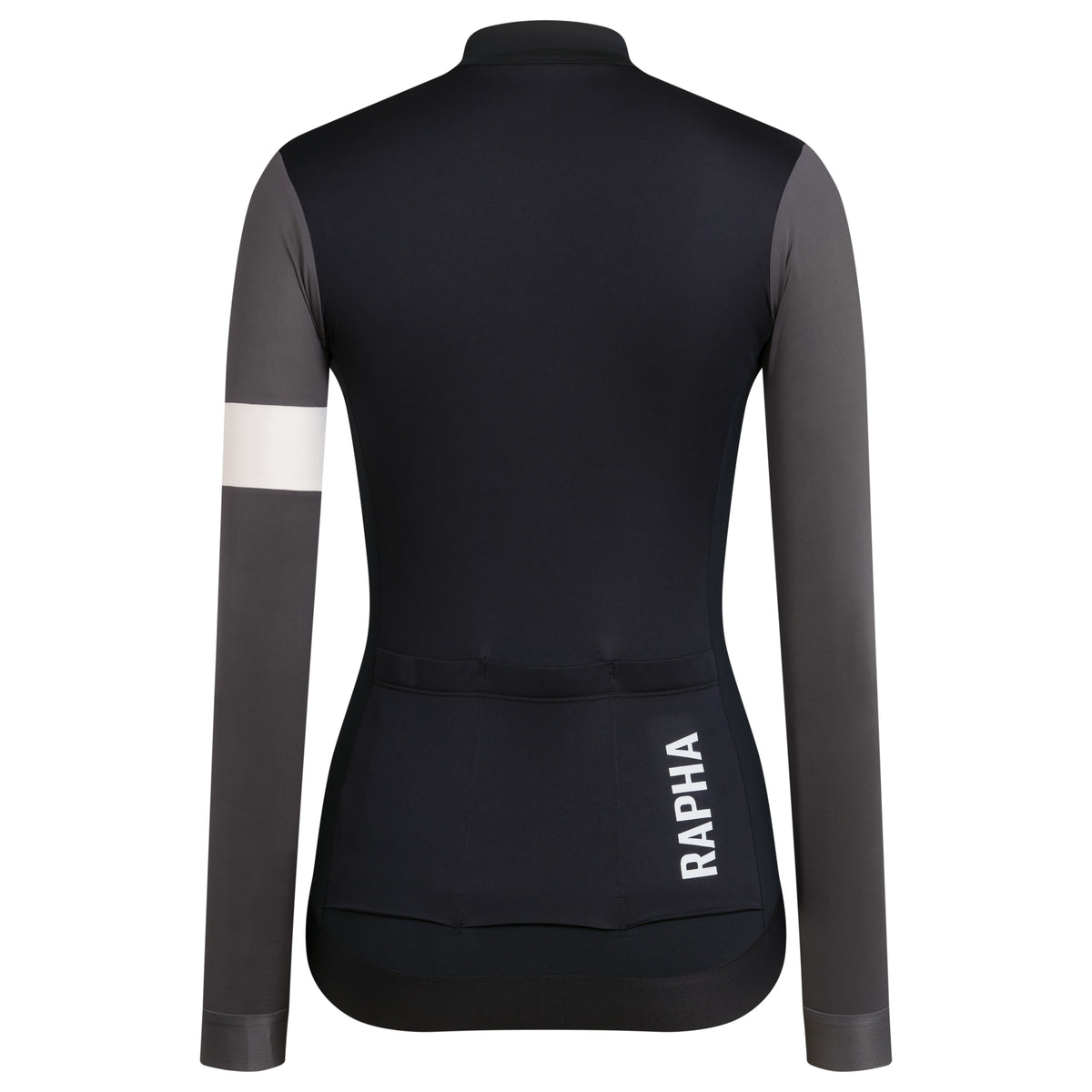 Women's Pro Team Long Sleeve Training Jersey - Black/Carbon Grey