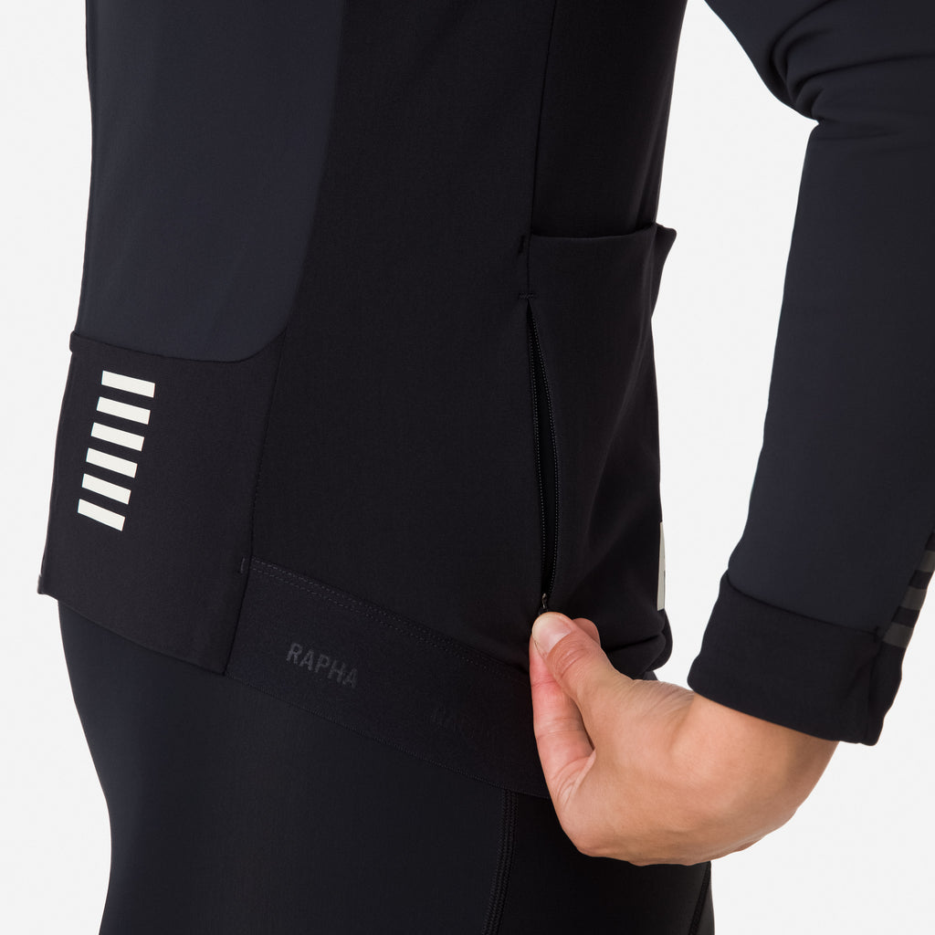 Women's Pro Team Winter Jacket - Black/White
