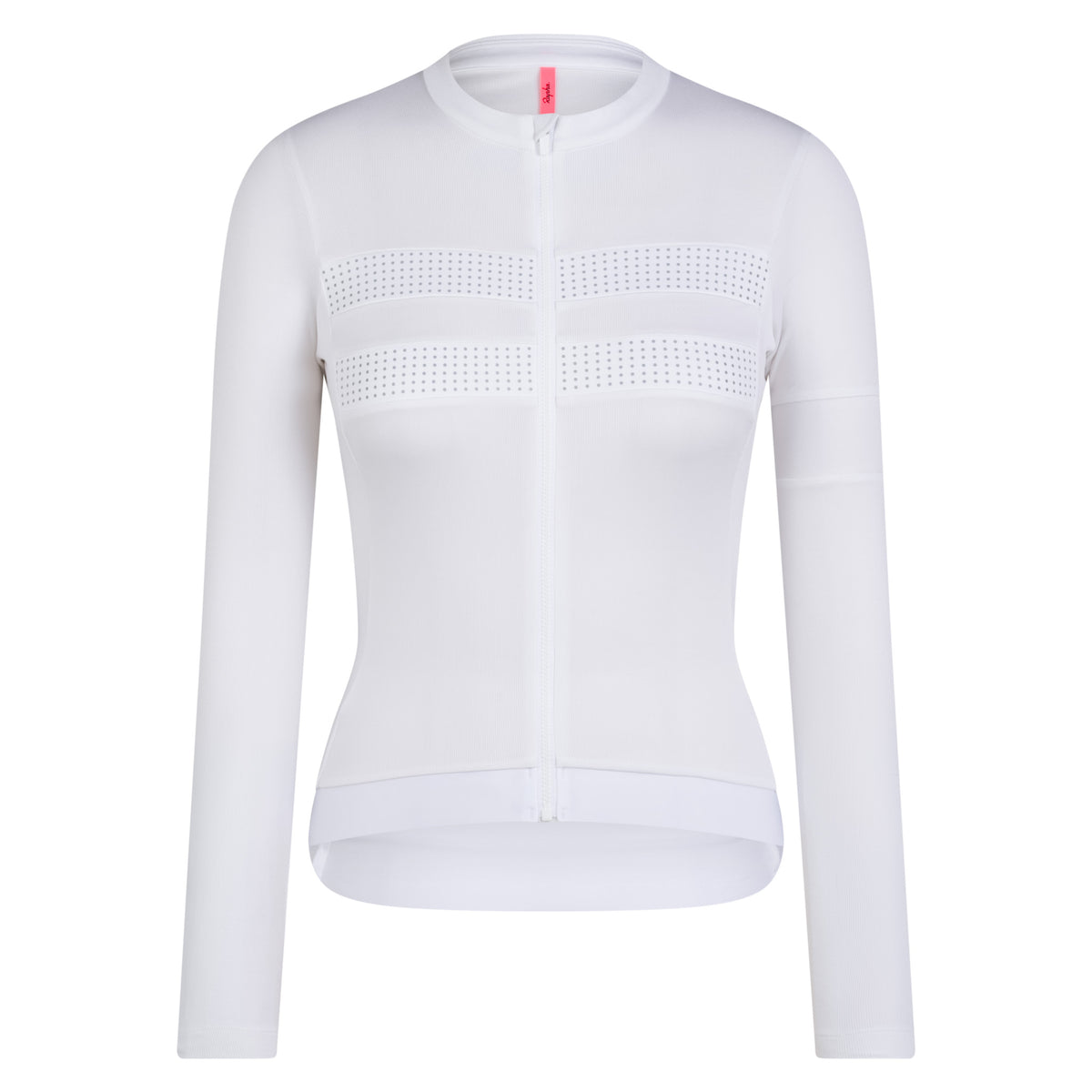 Women's Brevet Long Sleeve Merino Jersey III - White/Silver