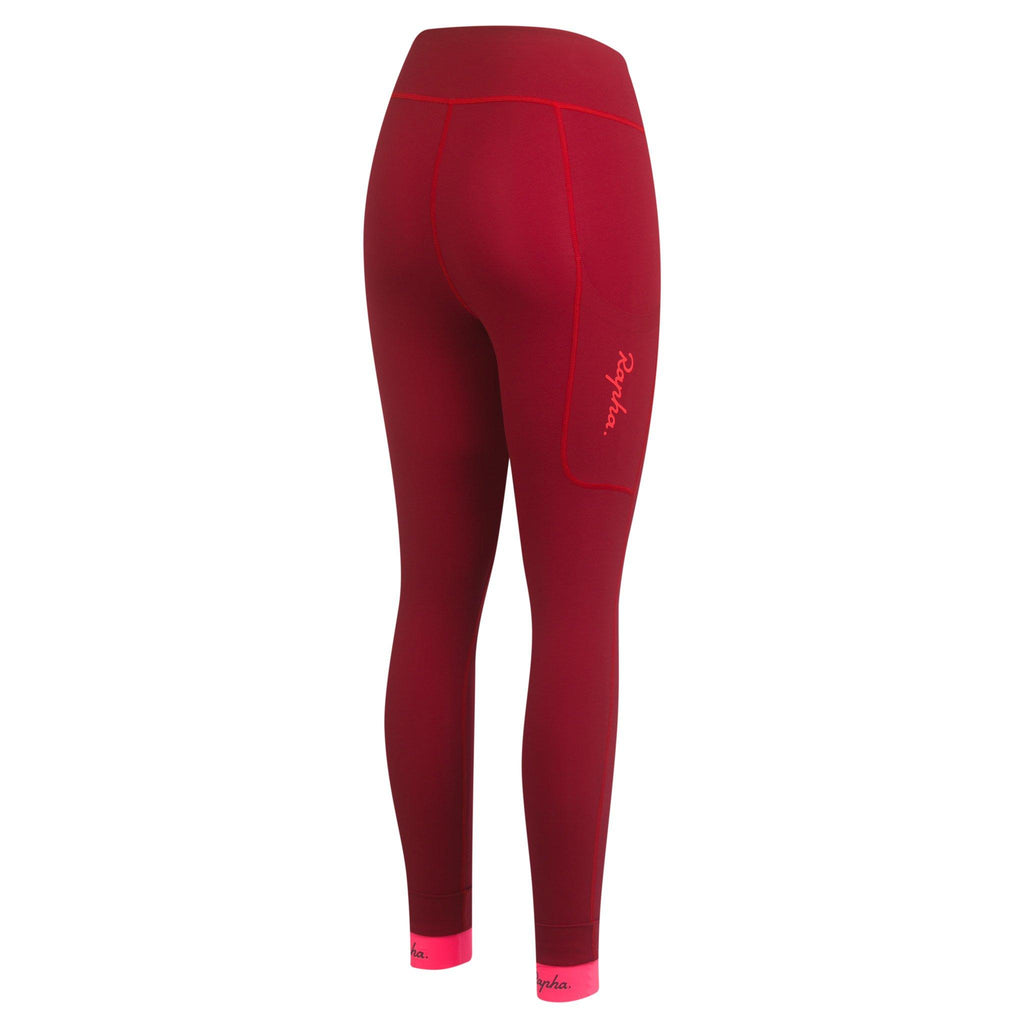 Women's All Day Leggings 7/8 - Dark Red