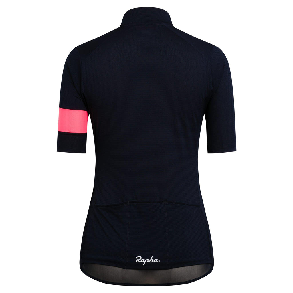 Women's Classic Flyweight Jersey - Dark Navy/High-Vis Pink