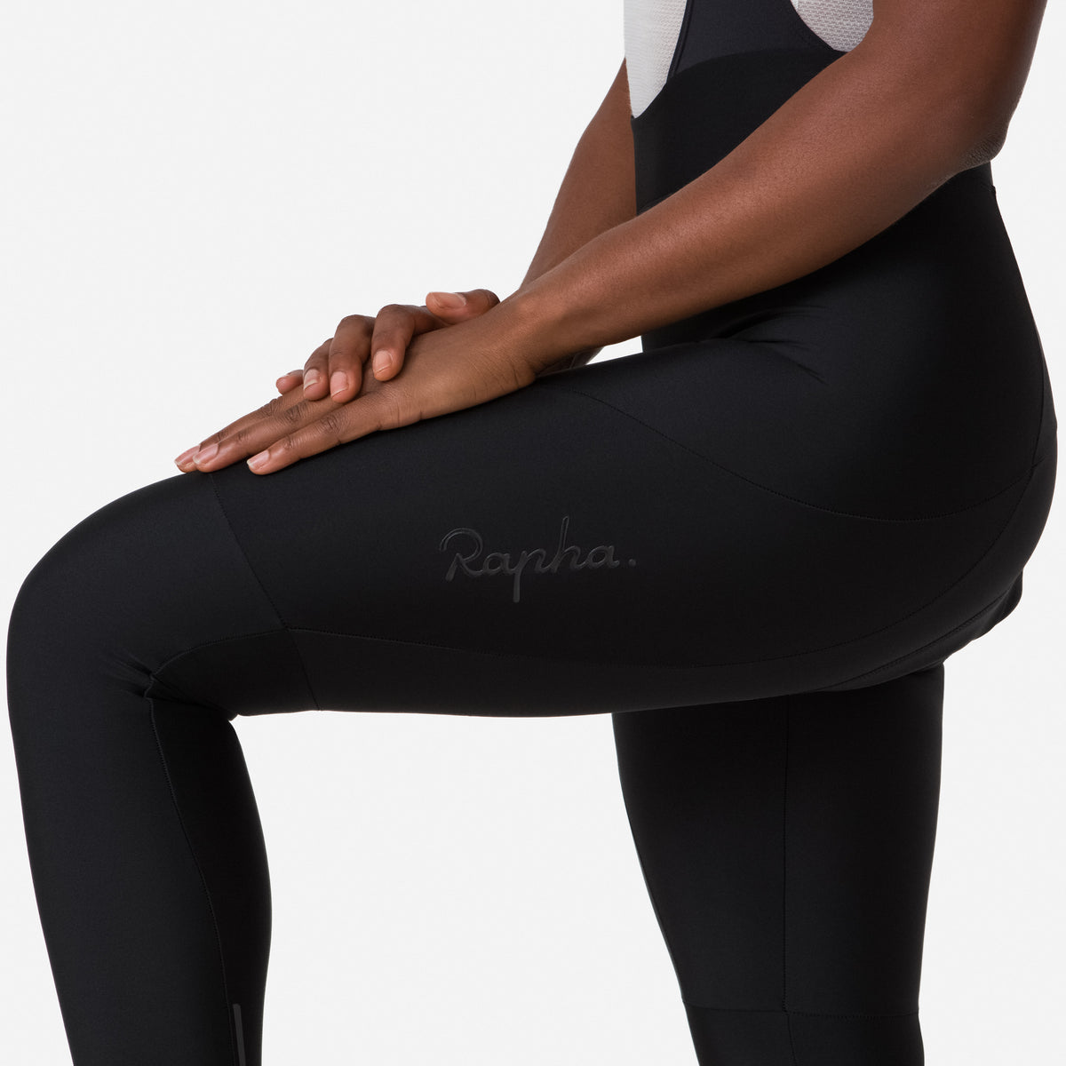 Women's Core Winter Tights With Pad - Black