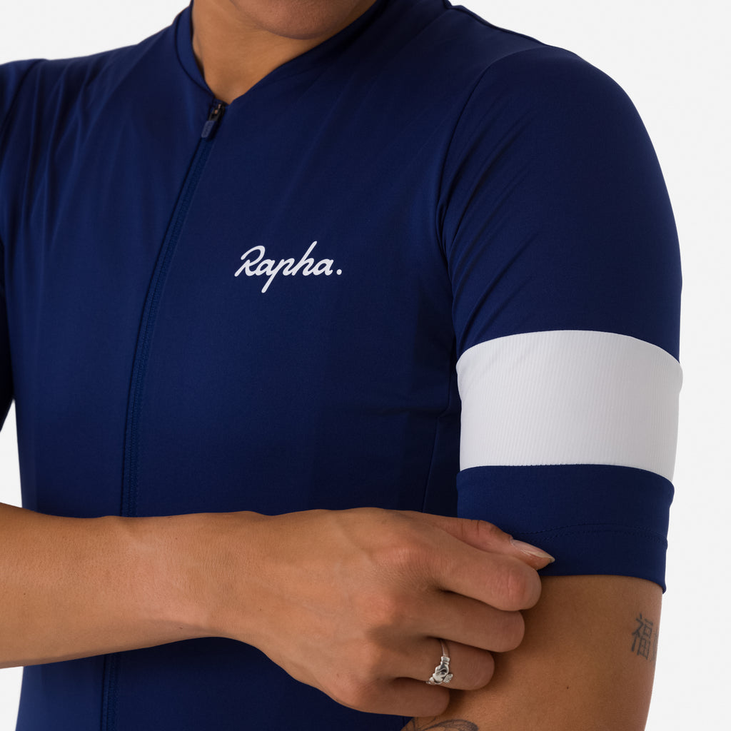 Women's Core Jersey - Navy/White