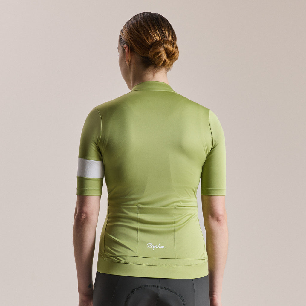 Women's Core Jersey - Fern/White