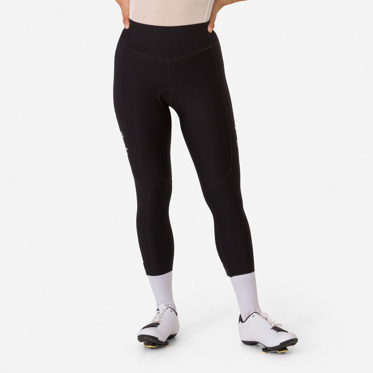Women's 3/4 Tights - Black/White