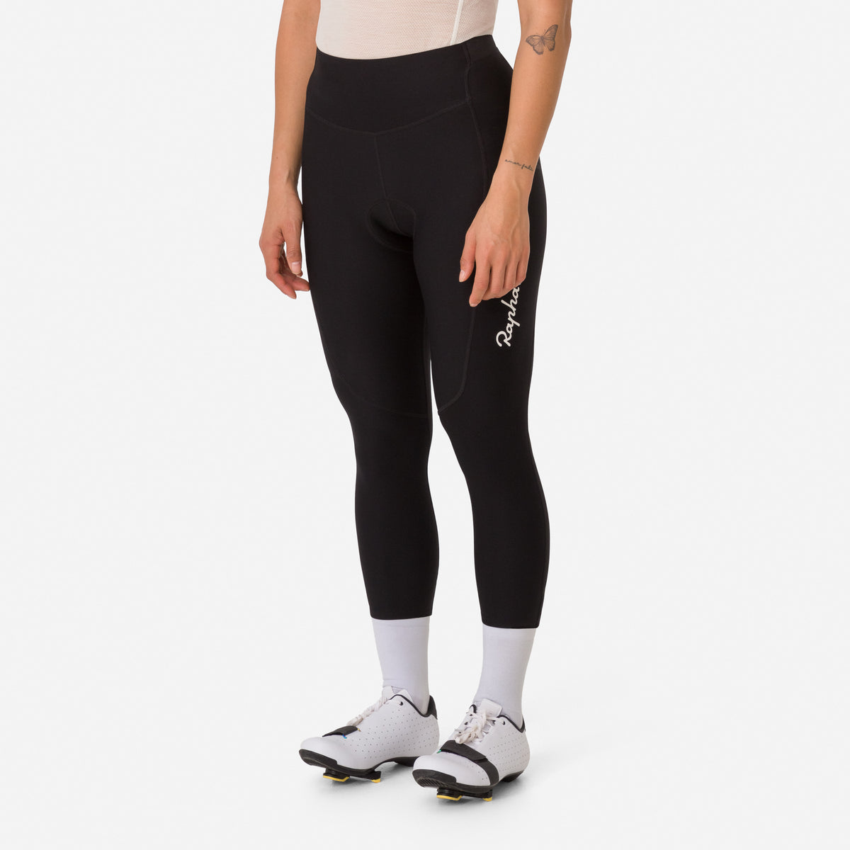 Women's 3/4 Tights - Black/White