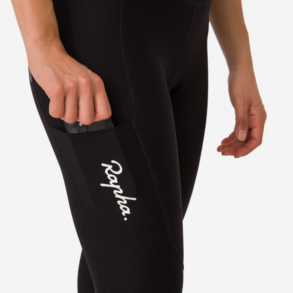 Women's 3/4 Tights - Black/White